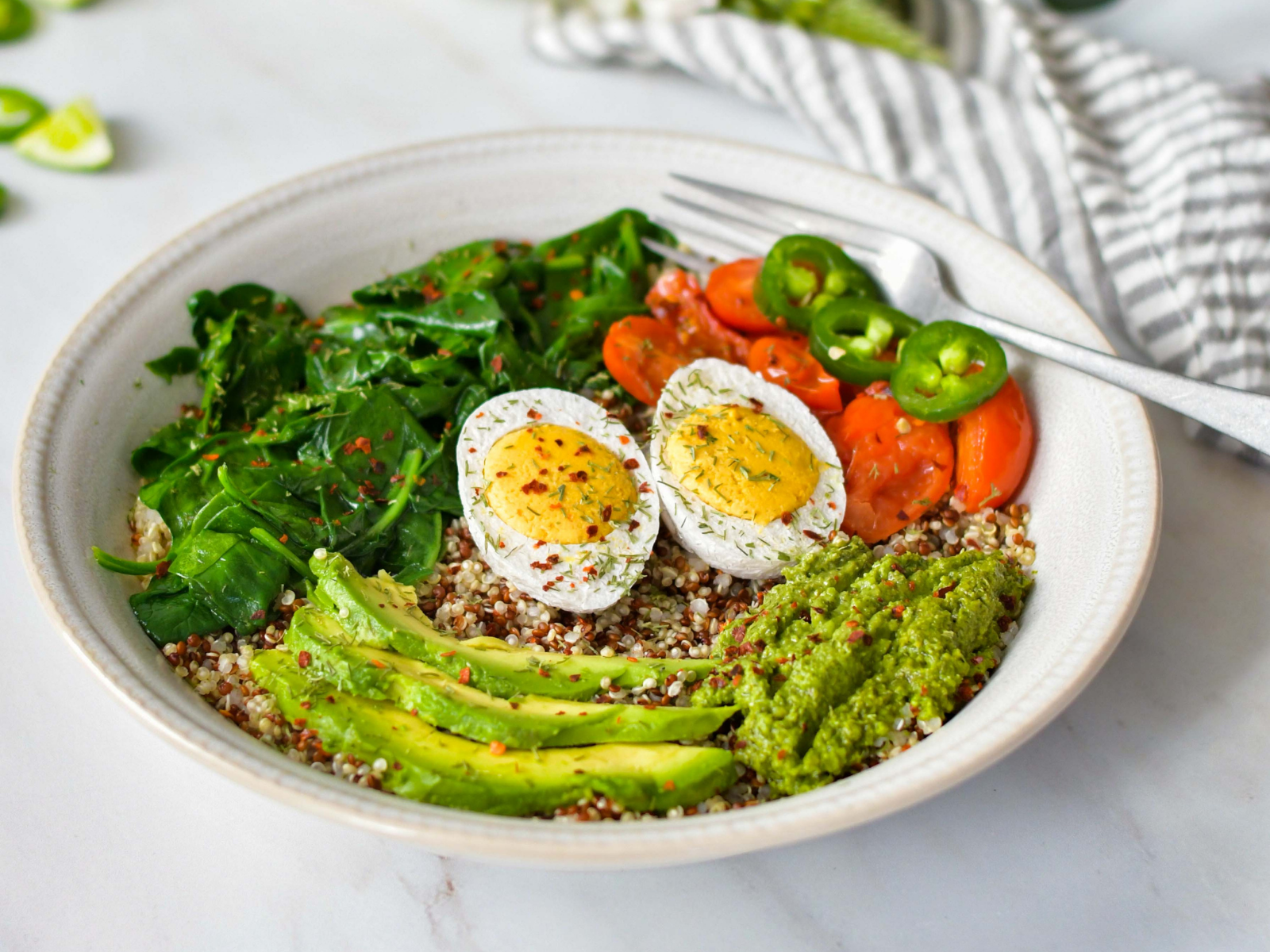 Quinoa Lunch Bowl with WunderEggs