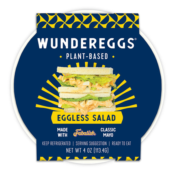 Front of Wundereggs Plant Based Eggless Salad