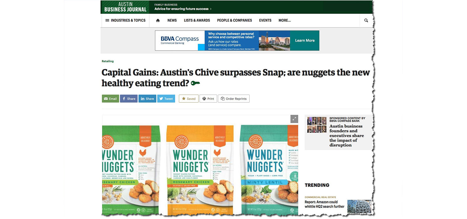 Wundernuggets on Austin Business Journal