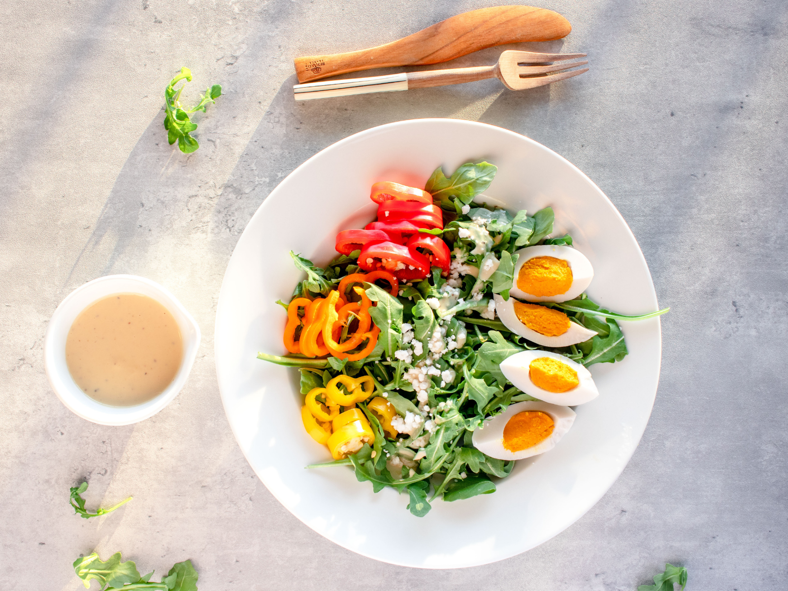 Arugula Salad with WunderEggs