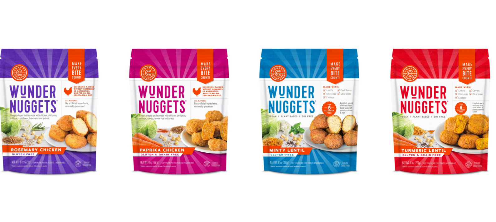 Design refresh! Plus the launch of new grain-free Wunder Nuggets